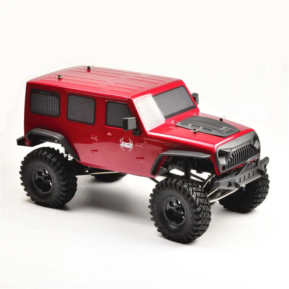 RED RGT RC Гусеничный 1:10 масштаб 4wd RC автомобиль внедорожный монстр грузовик RC Rock Cruiser EX86100 хобби гусеничный RTR 4x4 водонепроницаемые RC игрушки - Цвет: RED