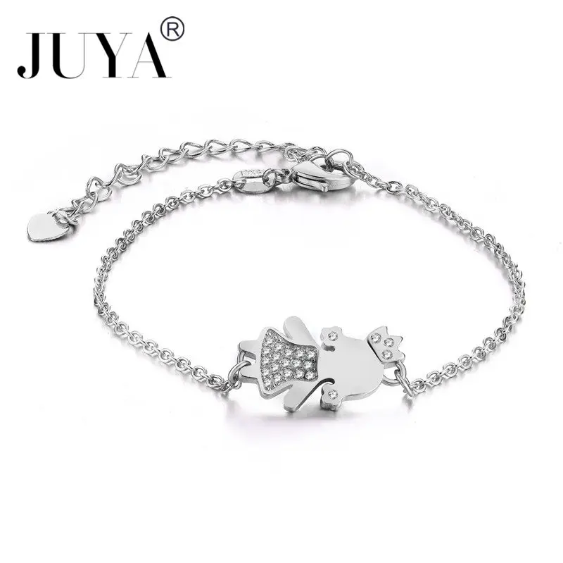 Ali Moda золотистый/фотоэлемент Шарм браслет для девочек и мальчиков ребенок