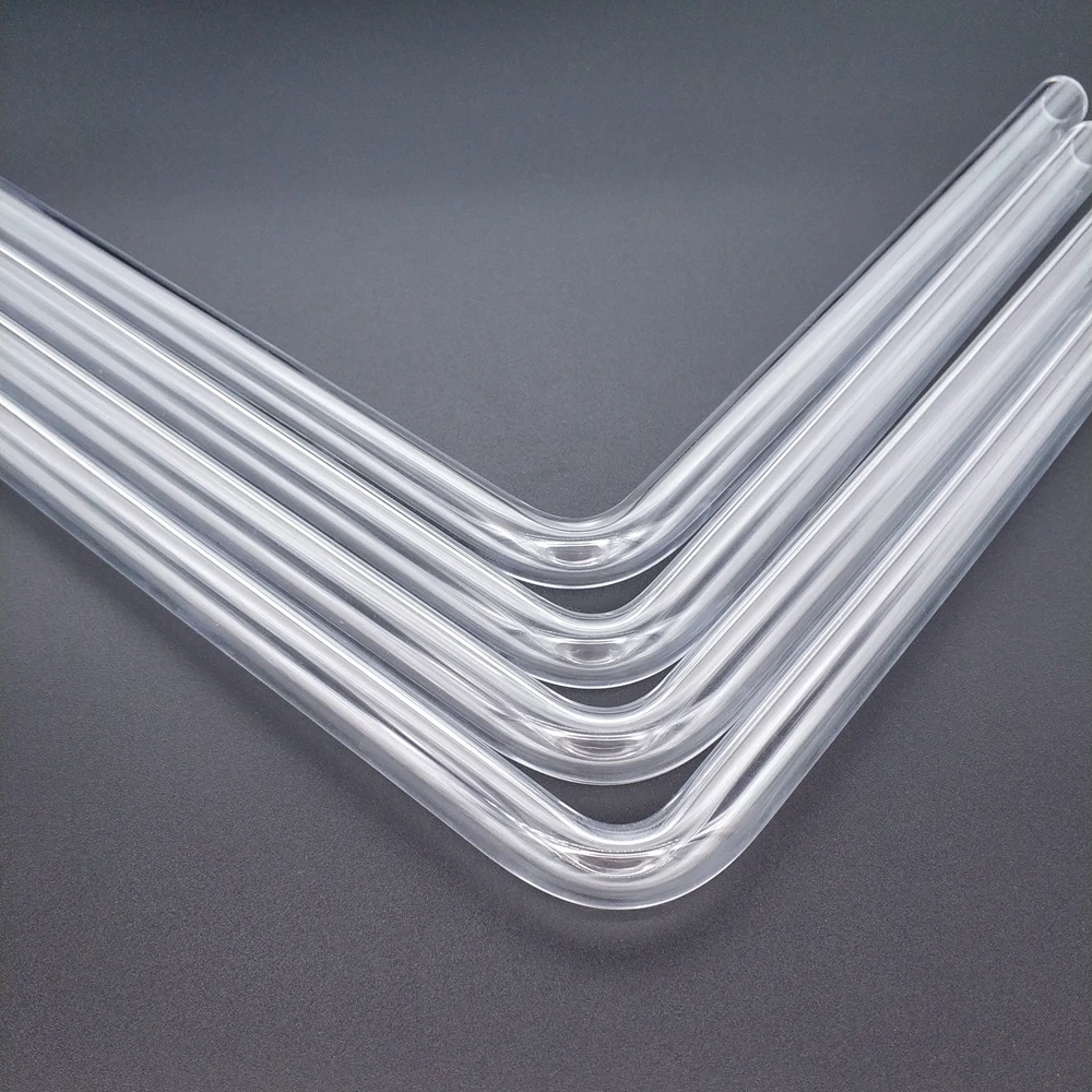 BYKSKI PMMA/PETG жесткая трубка (OD12mm/OD14mm/OD16mm) + 2 мм толщина 90 градусов гибкая прозрачная 4