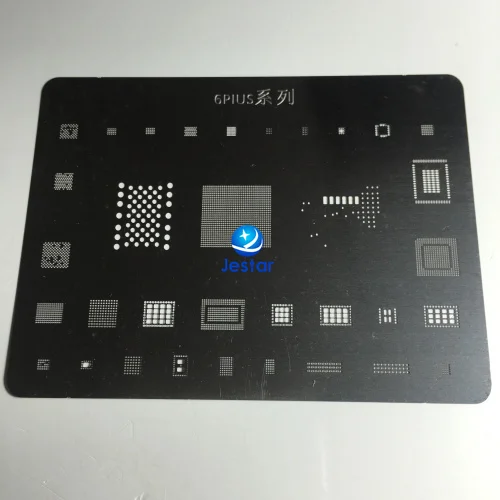 Трафарет для реболлинга BGA iPhone 6PLUS HDD CPU A8 338s1251 az pm8019 MDM9625M U1700 U2401 U2402 65730AOP 339S0231|stencils for