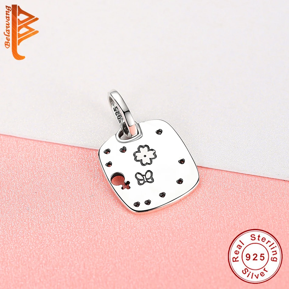 Оригинальный 100% 925 стерлингового серебра на английском языке табличка с