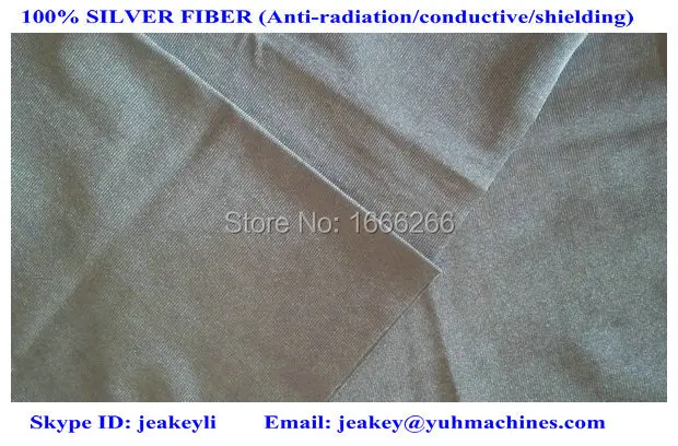 

BLOCK EMF Bedspread Silver Fiber Fabric In High Electromagnetic Shielding
