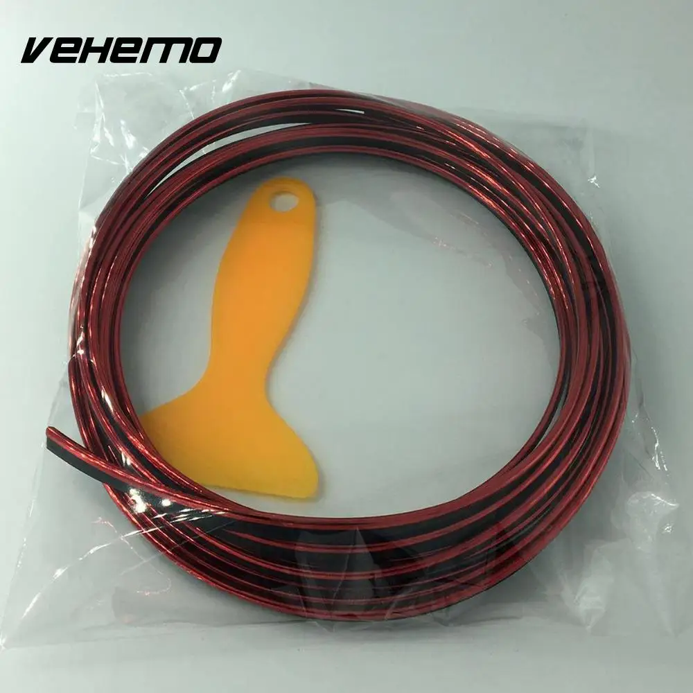 Vehemo 5 м, автомобильный Стайлинг, автомобильная декоративная нить, наклейка, автомобильная воздушная розетка, панель приборной панели, декоративная лента, полоса, Новинка