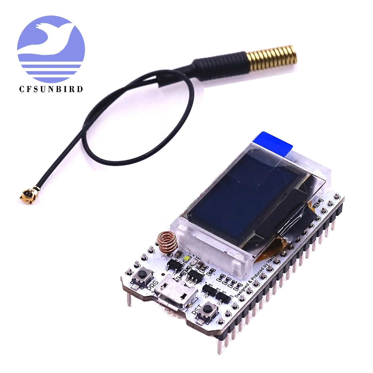 CFsunbird SX1278 LoRa ESP32 0 96 дюймов синий OLED дисплей Bluetooth WIFI комплект Lora 32 модуль Интернет