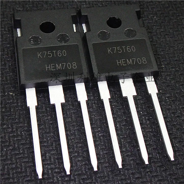 20 шт IKW75N60T K75T60 75A 600V TO-247 сварочный инвертор IGBT труба полевой эффект
