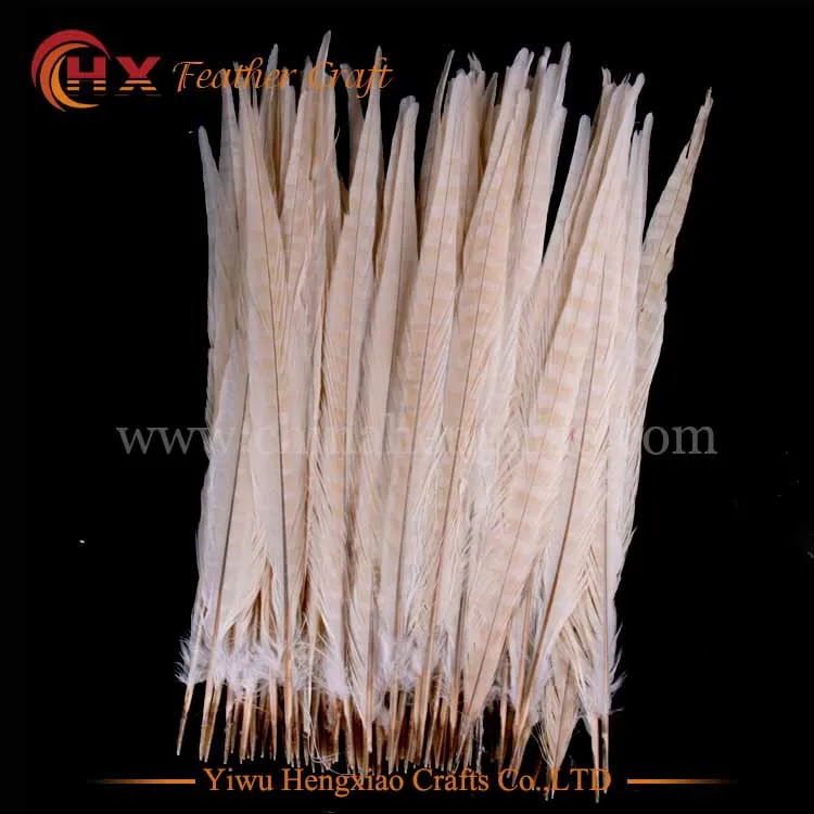 50 шт./лот Ringneck Перья из хвоста фазана 40-45 см/16-18 дюймов перья фазана центральные свадебные украшения 11 цветов - Цвет: white
