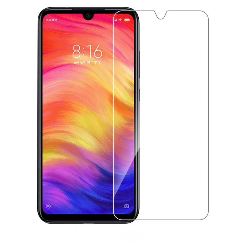 only front glass 2 в 1 Защитное стекло для Xiaomi Redmi 7 Note 7 Защита для экрана камеры Защитная пленка для объектива закаленное стекло для Redmi Note 7 Pro - Цвет: only front glass
