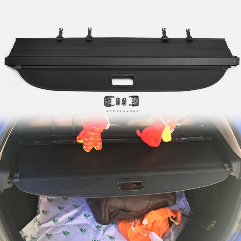 

Для Honda Fit Jazz 2015 2016 2017 2018 Черный Автомобильный задний багажник багажный абажур защитный чехол