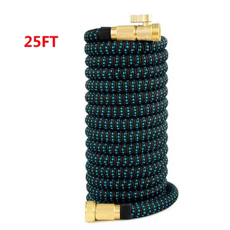 Hose-25FT 50 футов Телескопический садовый шланг латексная трубка волшебный садовый шланг гибкий автомобильный шланг садовый шланг пластиковый водяной пистолет оружие - Цвет: Hose-25FT
