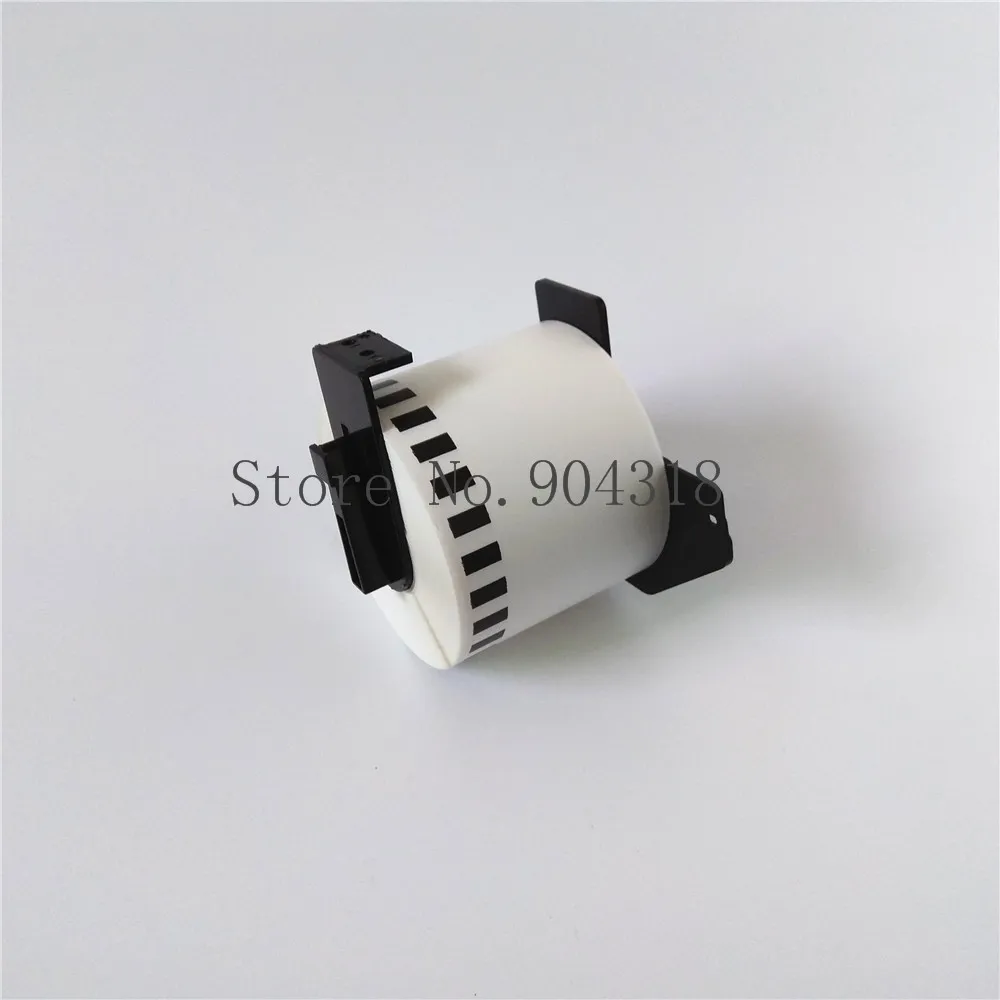 4 рулона совместимых этикеток Brother DK 22205 Φ DK22205 DK2205 62 мм x 30 48 м 2-3/7 дюйма 100 в каждой