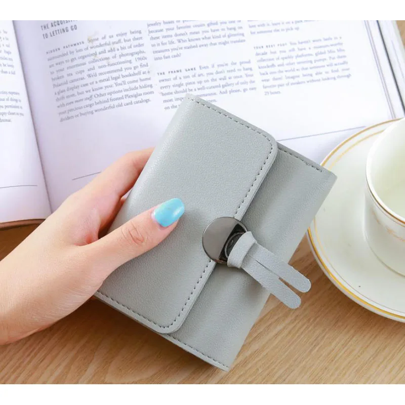 Женские короткие кошельки мини кошелек с отделением для карт Женский кредитных