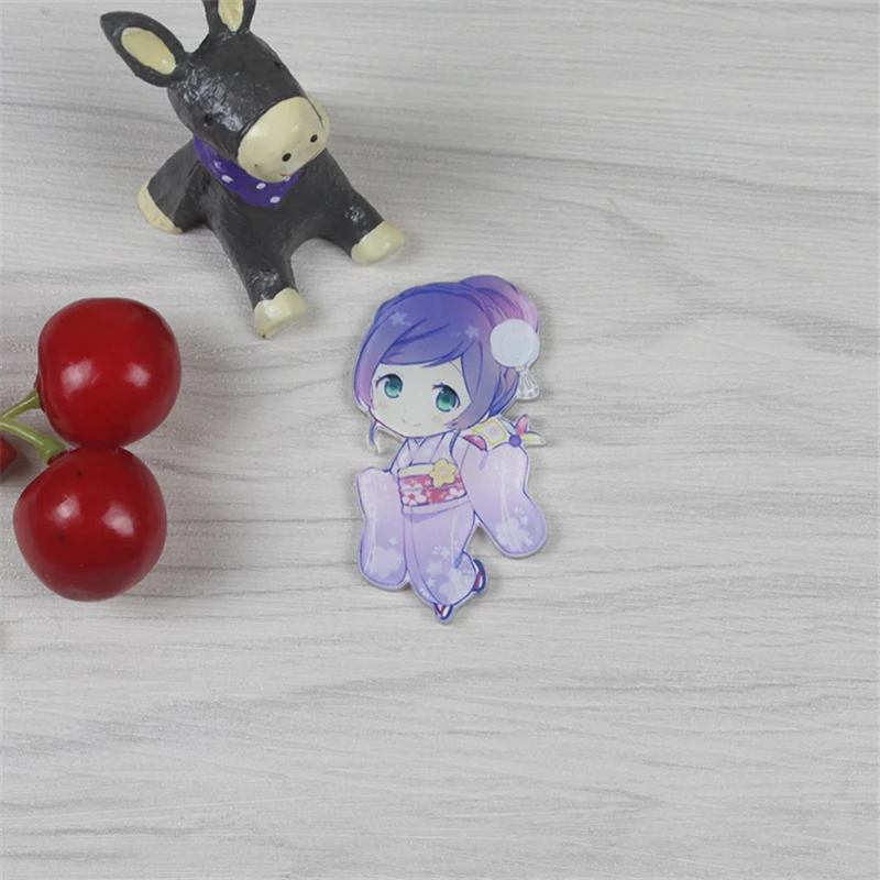 1 шт. kawaii мультфильм люди акриловый Значок Pin Выводы для броши одежда вечерние