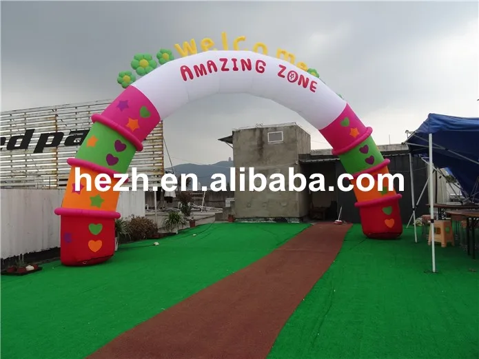 Добро пожаловать надувной цветок арка для украшения парка|arch inflatable|arch flowerarch decor |