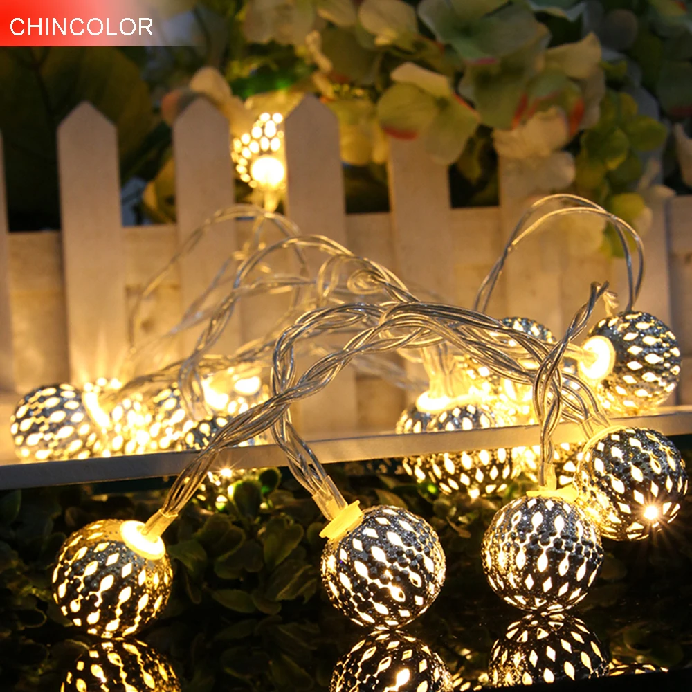 Светодиодный металлический праздничный светильник S 10 дюймов 2 5 см светодиодный