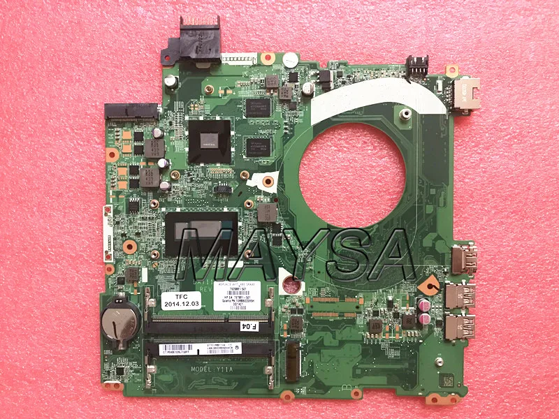 

High quality For HP Envy 15-P 15-K Series Laptop Motherboard 763588-501 DAY11AMB6E0 SR1EF I5-4210U DDR3L 840M 2GB Fully Tested