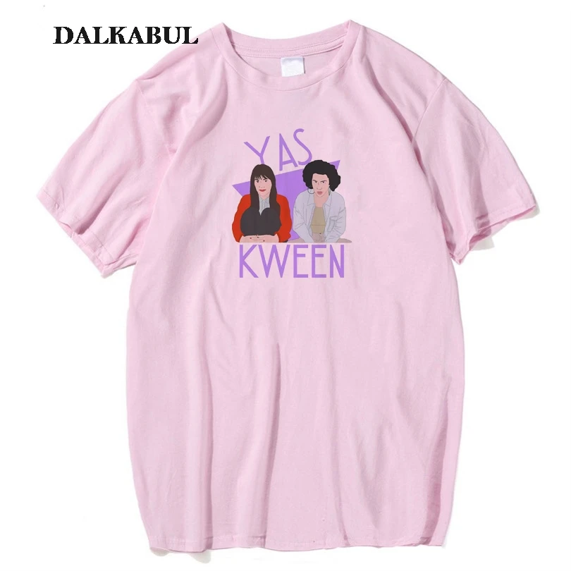 Мужская футболка свободного покроя Broad City Kweens в стиле хип-хоп с коротким рукавом и