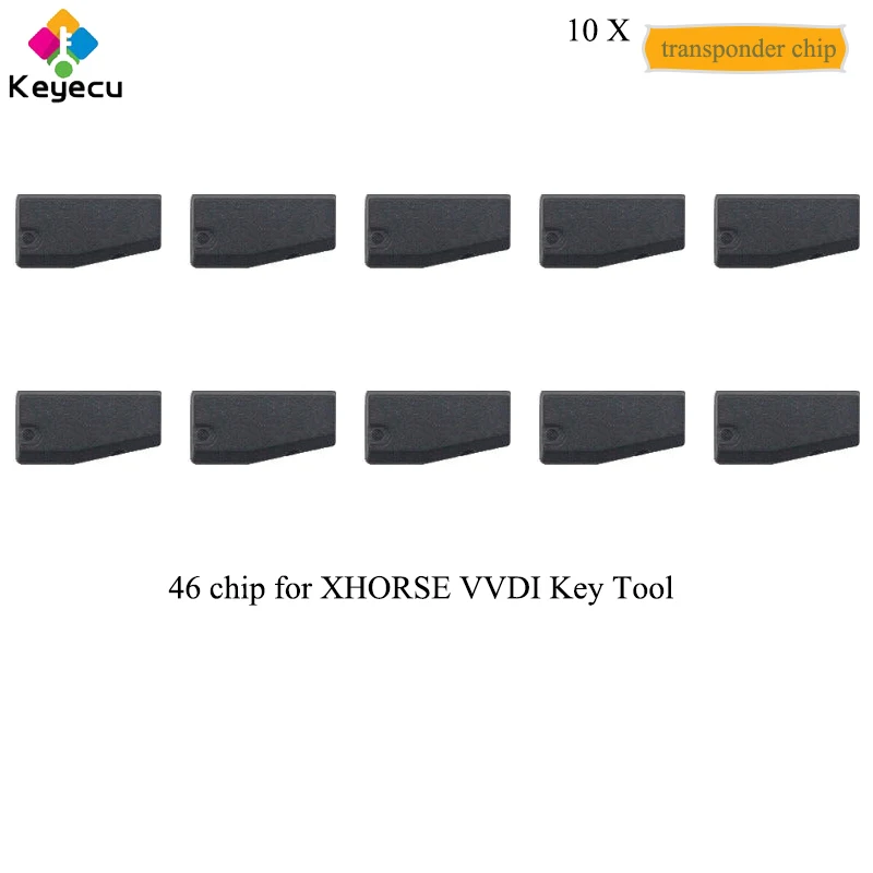 

KEYECU XHORSE Pack of 10 , ID46 Copy Chip for VVDI Key Tool VVDI2