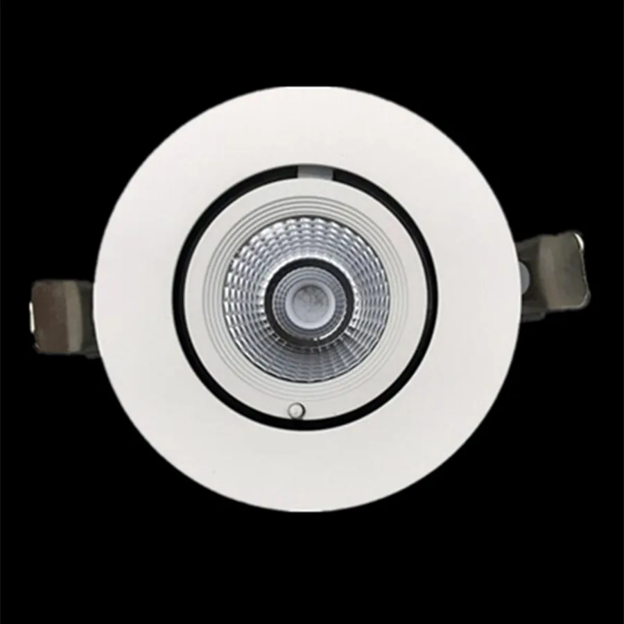 Вращающийся светодиодный даунлайт с регулируемой яркостью 15 Вт 20 заменяемые