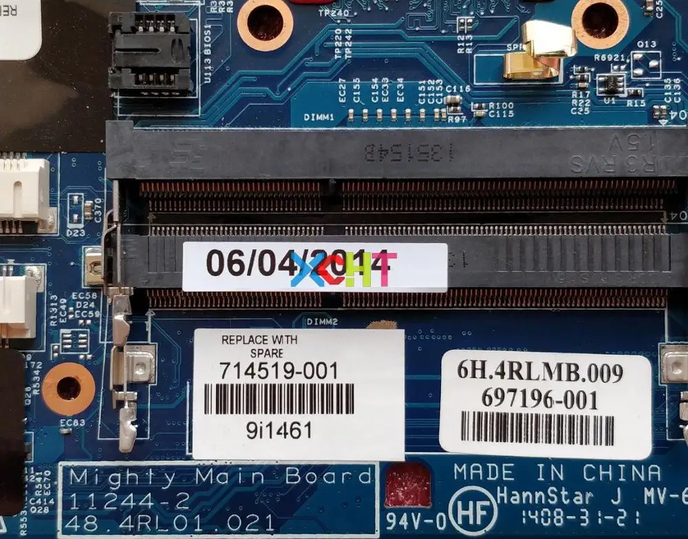 Для HP EliteBook 2170p 714519 001 501 601 i5 3437U SLJ8A 11244 2 48.4RL01.021 протестированная Материнская плата