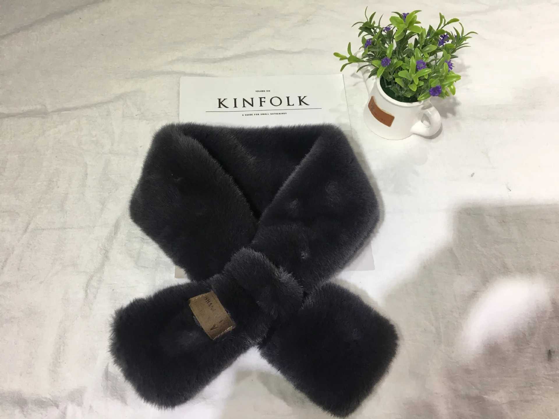 2018 Imitation Mink Fur Scarves Men Women Winter Warm Hair Collar Students' Fake Lovers' Leisure |