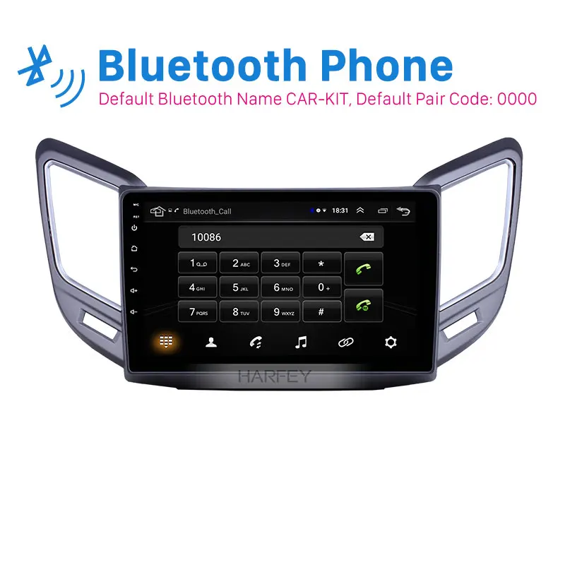 Harfey 9 дюймовый HD сенсорный экран Android 1 Автомобильный GPS радио для Changan CS15 2016-2019 с