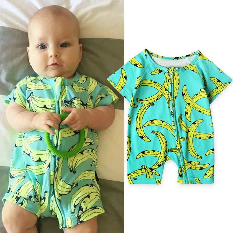 2017 Baby Girls Rompers 0-2 Years Infant Boy&ampGirls Toddler Short Sleeve Jumpsuit One-pieces Clothing | Детская одежда и обувь
