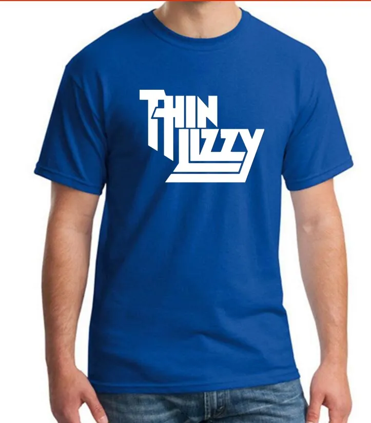 Хэви метал рок группа Thin Lizzy Футболка мужская музыкальная поп футболка с коротким