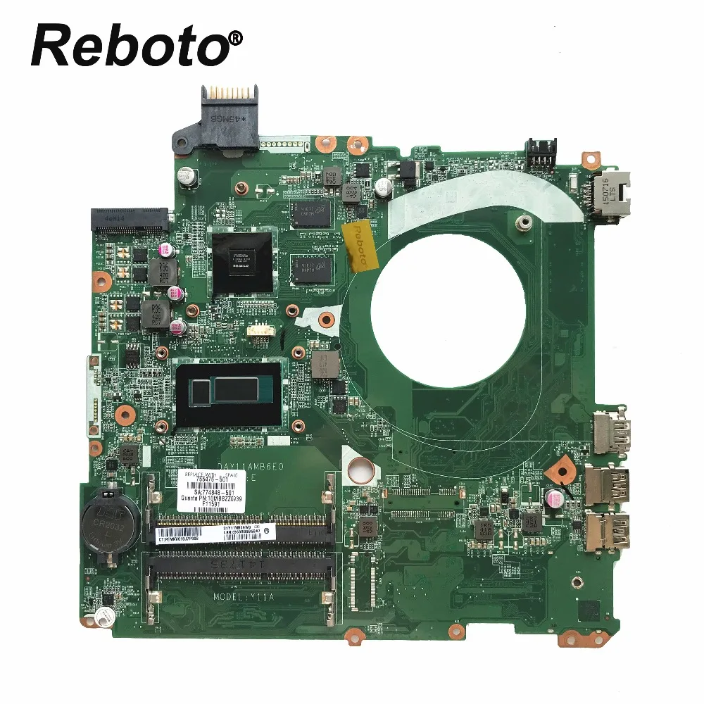 Для HP Pavilion 15 P материнская плата для ноутбука с i5 4210U CPU 830M/2GB 766476 501 001 DAY11AMB6E0 MB 100%