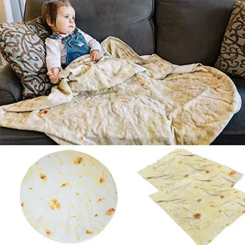 Новое модное одеяло Burrito круглая и квадратная форма забавное мягкое Флисовое с