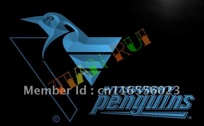 

LA526- Penguins Bar Pub LED Neon Light Sign