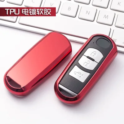 Новый TPU чехол для автомобиля брелка с ключом защиты Mazda 2 mazda 3 5 6 CX 4 7 9 Atenza Axela MX5