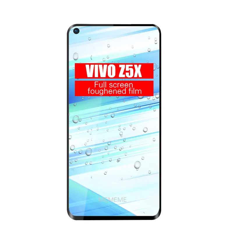 10 шт. полное покрытие закаленное стекло для VIVO Z5X Z5 X защита экрана 9H чехол на