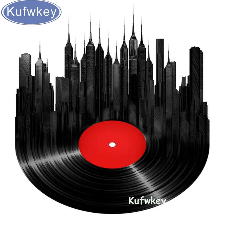 Алмазная мозаика сделай сам 5D музыка CD город вилла алмазная живопись ручной