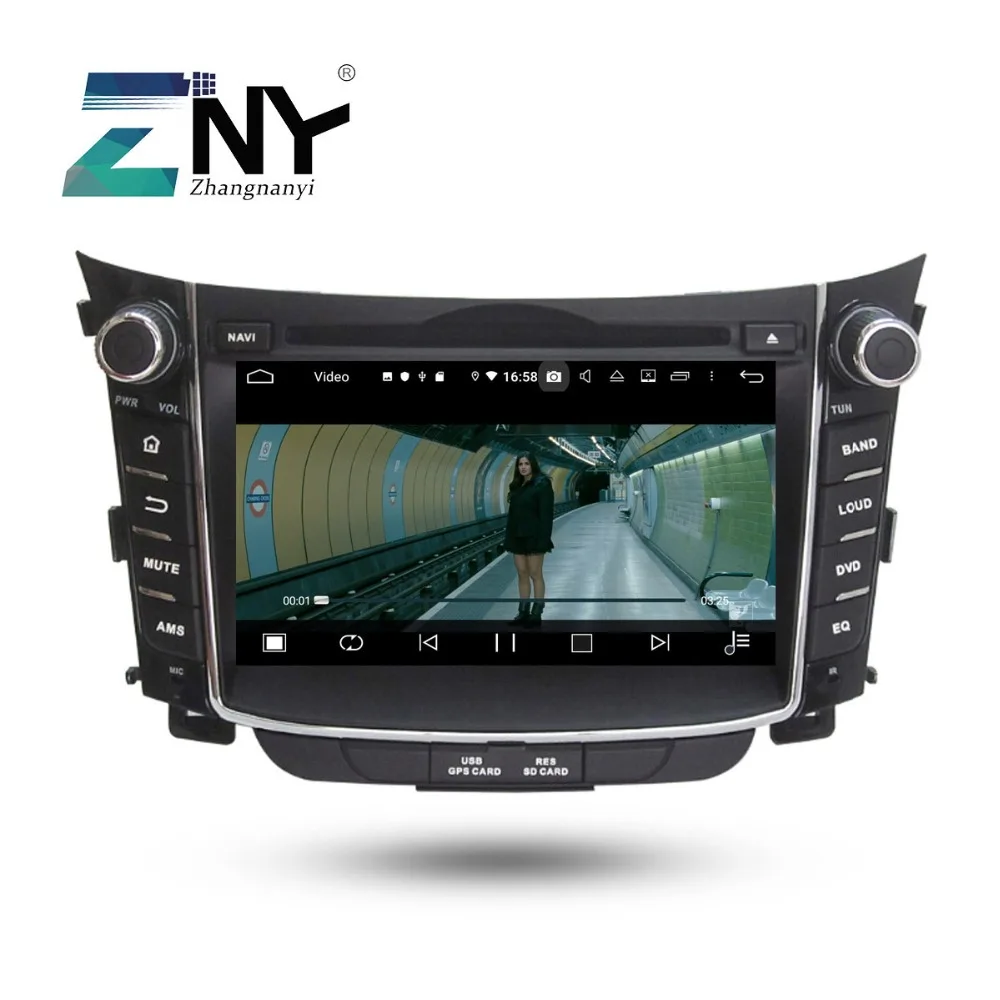 7 "HD Android 9 0 автомобильный стерео gps для hyundai I30 Elantra GT 2012 + DVD Радио FM BT навигация с DSP