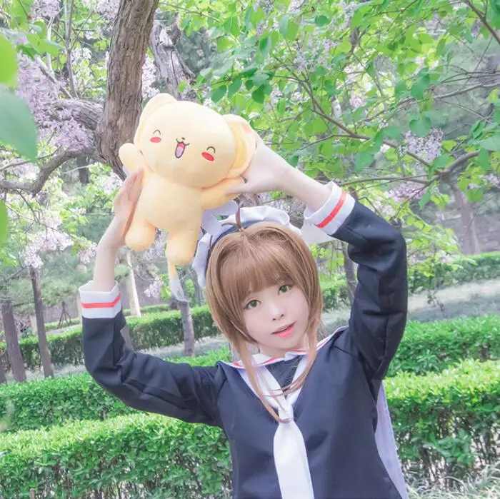 Cardcaptor Sakura Card Captor школьная форма Аниме Косплей Костюм Бесплатная доставка|Костюмы