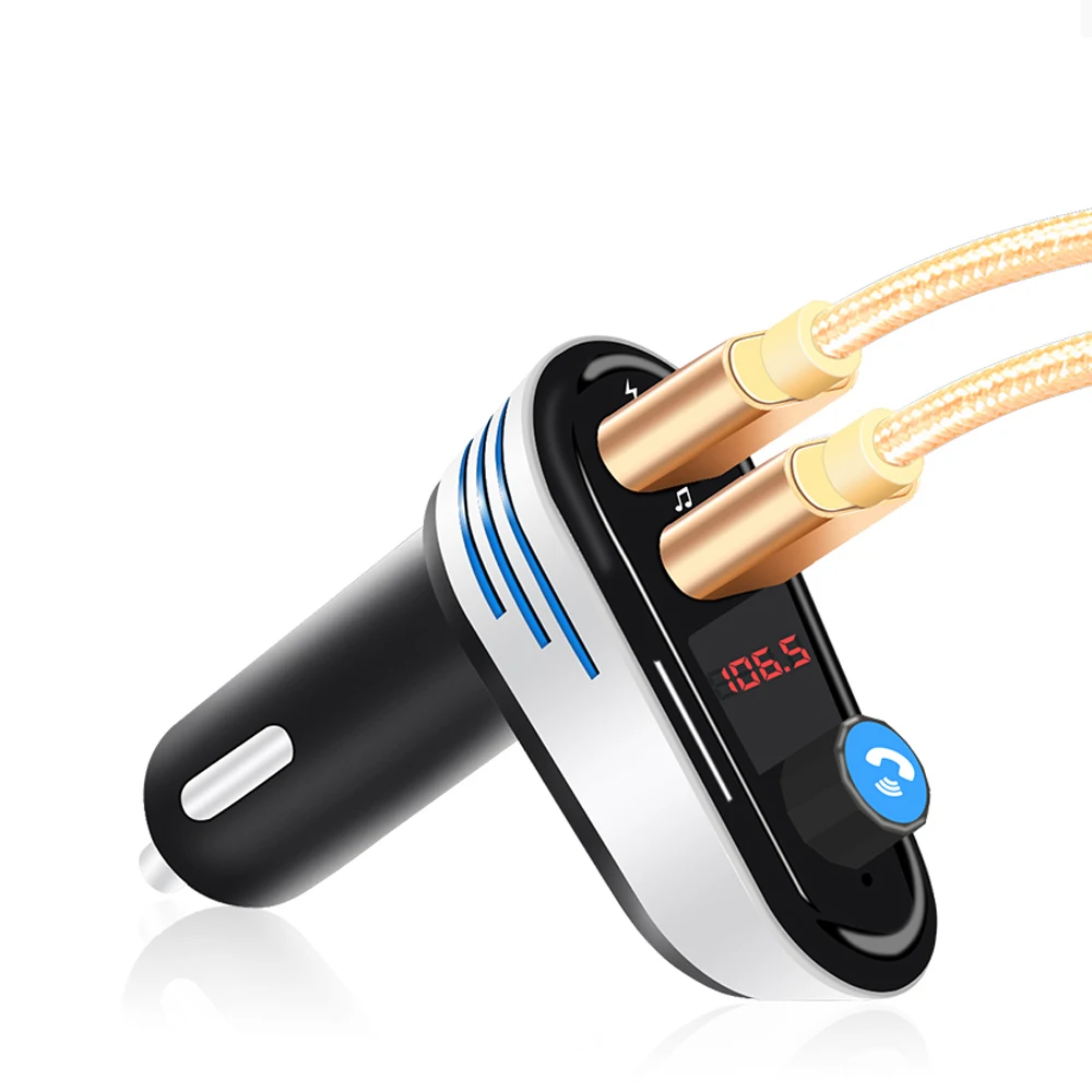 Nulaxy Bluetooth беспроводной громкой связи вызова Dual USB выход зарядки воспроизведения