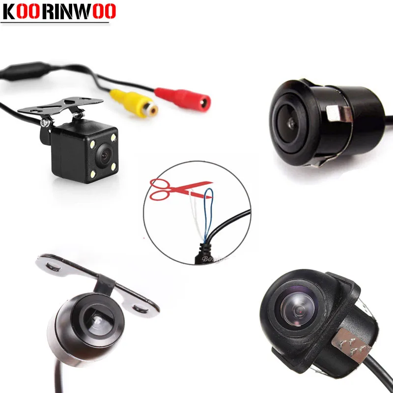 Koorinwoo Multifuntion универсальная HD Автомобильная Передняя камера заднего вида Система