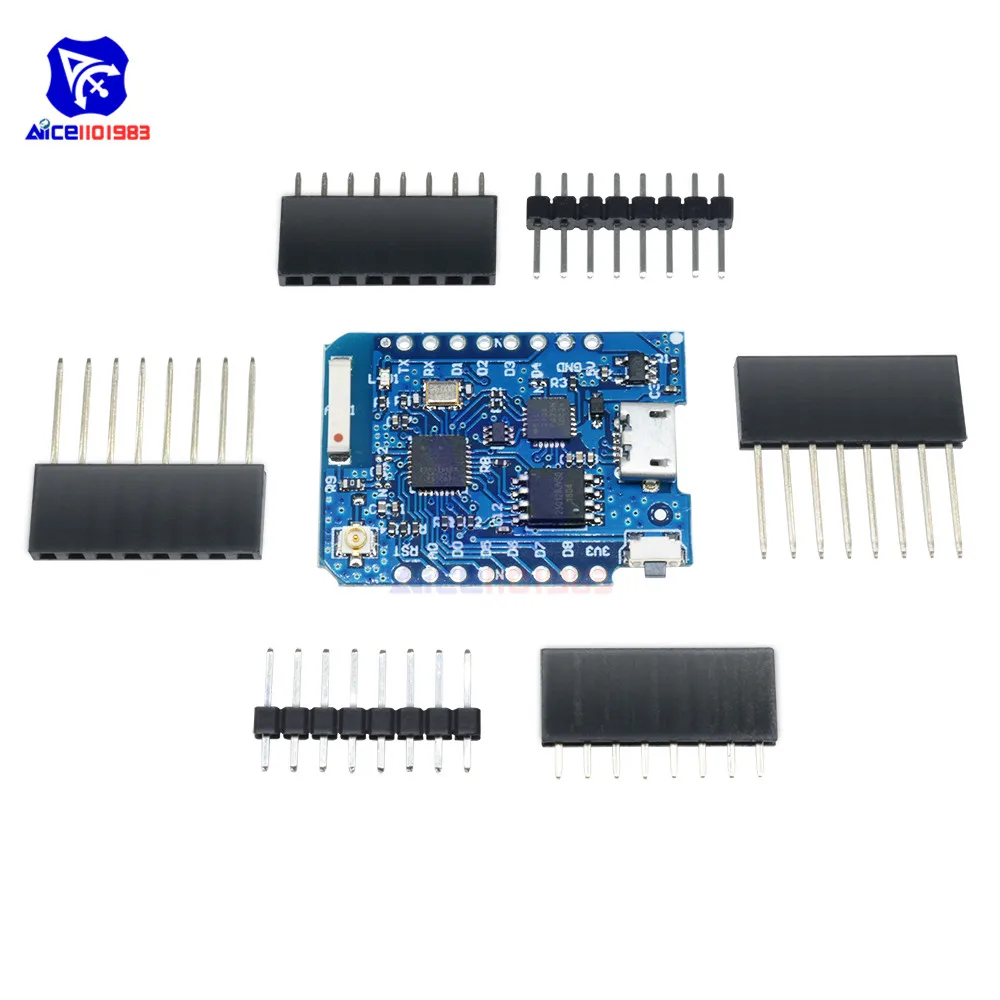 2,4G 3dBi антенна IPX ESP8266 серийный NodeMcu ESP8266 ESP-8266EX CP2104 wifi модуль для WeMos D1 Mini Pro Arduino
