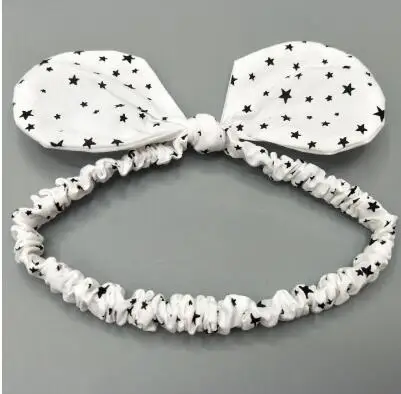 1 шт. Новый Банни тюрбан головная повязка звезда круглый ободок с кроличьими