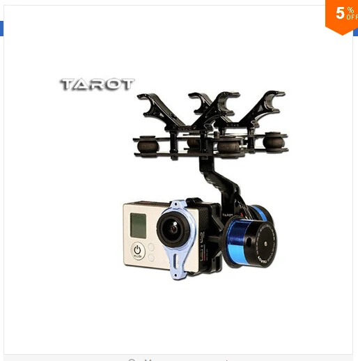 F09990 Таро T 2D 2 осевой бесщеточный шарнир камера PTZ крепление FPV стойка TL68A08 для GoPro