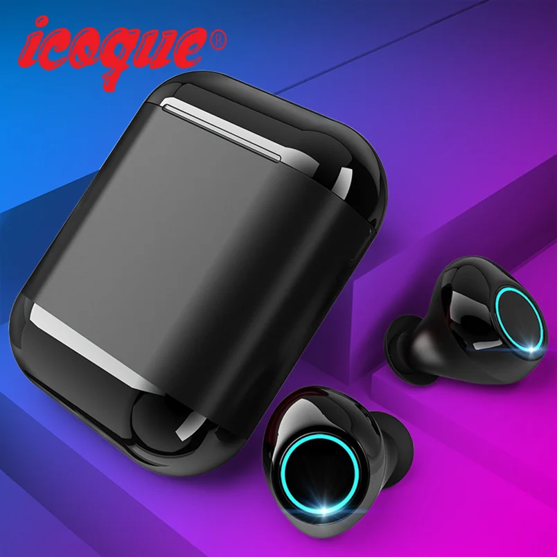 Беспроводные наушники Bluetooth TWS 5 0 стерео с микрофоном спортивная Гарнитура для