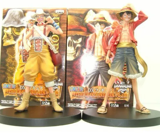 Аниме мультфильм один кусок Гладиатор Луффи и Usopp ПВХ фигурку Коллекционная