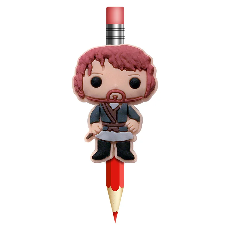 1 шт. Outlander фигурки ручки Топпер солома Шарм мультфильм карандаш держатель школьные принадлежности карандаш ручка подарки для детей - Цвет: 8032-03