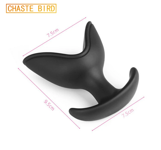 Анальная пробка chache Bird Мягкая Силиконовая с v образным вырезом эротические