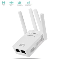 2 4ghz wifi 300mbps wireless router high gain antennas repeater booster extender home network 802 11n rj45 2 ports long distance