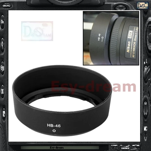 Бленда объектива HB 46 HB46 для Nikon AF S DX 35 мм F/1 8G F1.8G PA579|lens hood|lens hood for nikonnikon lens |