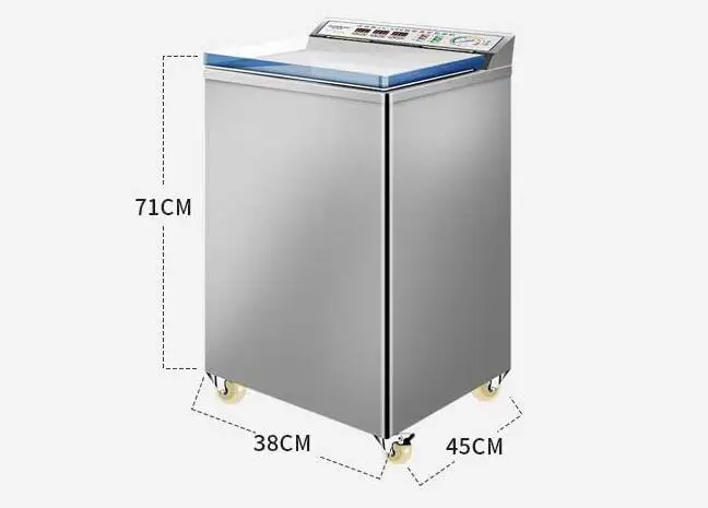 

Double Tea Sealing Machine Wet and Dry Food Sealer 220V Commercial Vacuum Food Packing Machine ZK-600
