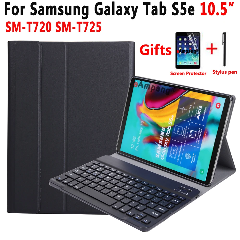 Чехол для клавиатуры Samsung Galaxy Tab S5e 10 5 2019 SM-T720 SM-T725 T720 T725 чехол + подарок | Компьютеры