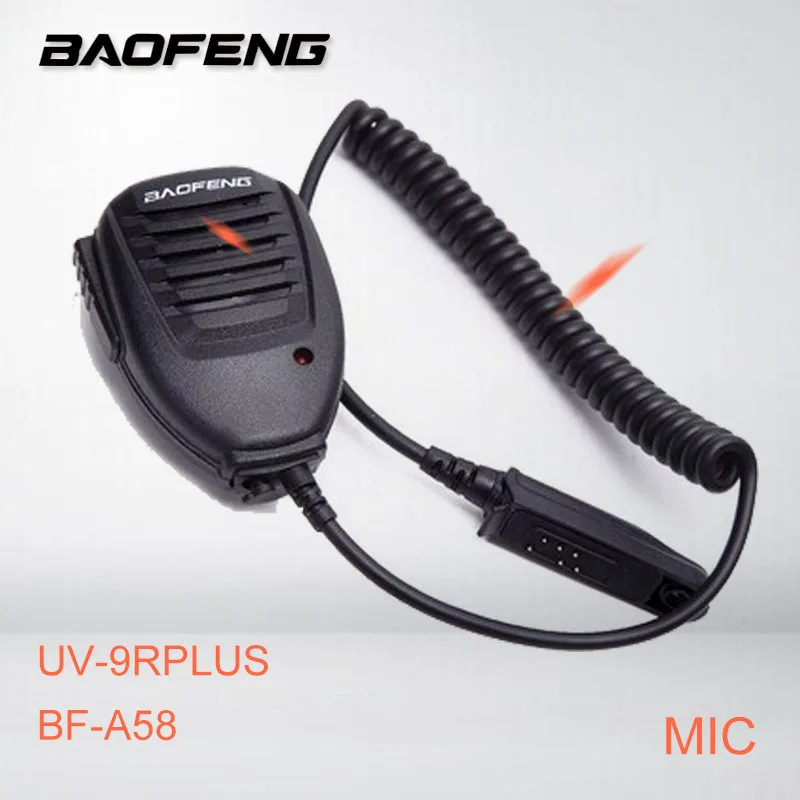 BAOFENG плечевой микрофон ручной динамик с винтом для A58 BF 9700 UV 9R R760 82WP Walkie Talkie Ham
