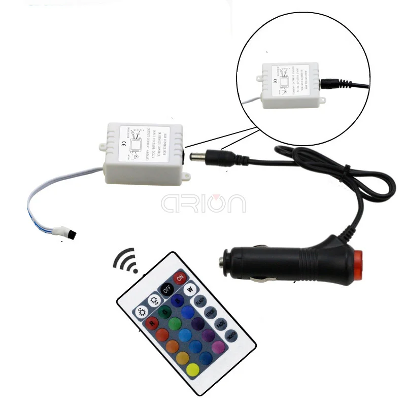 4 шт. автомобильные RGB Светодиодные полосы света светодиодные 16 видов цветов